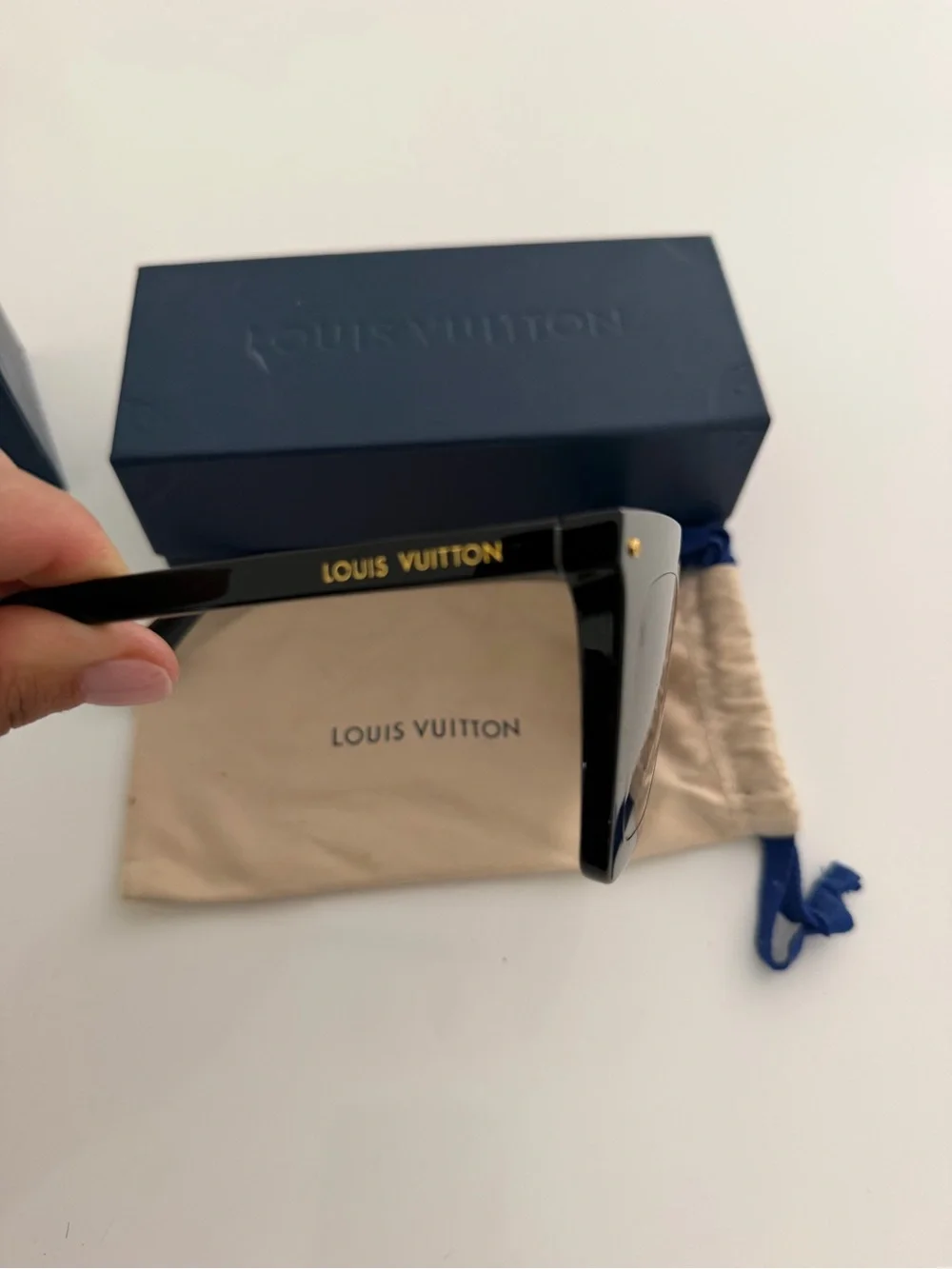 Louis Vuitton Black Oversized Square Women’s Sunglasses